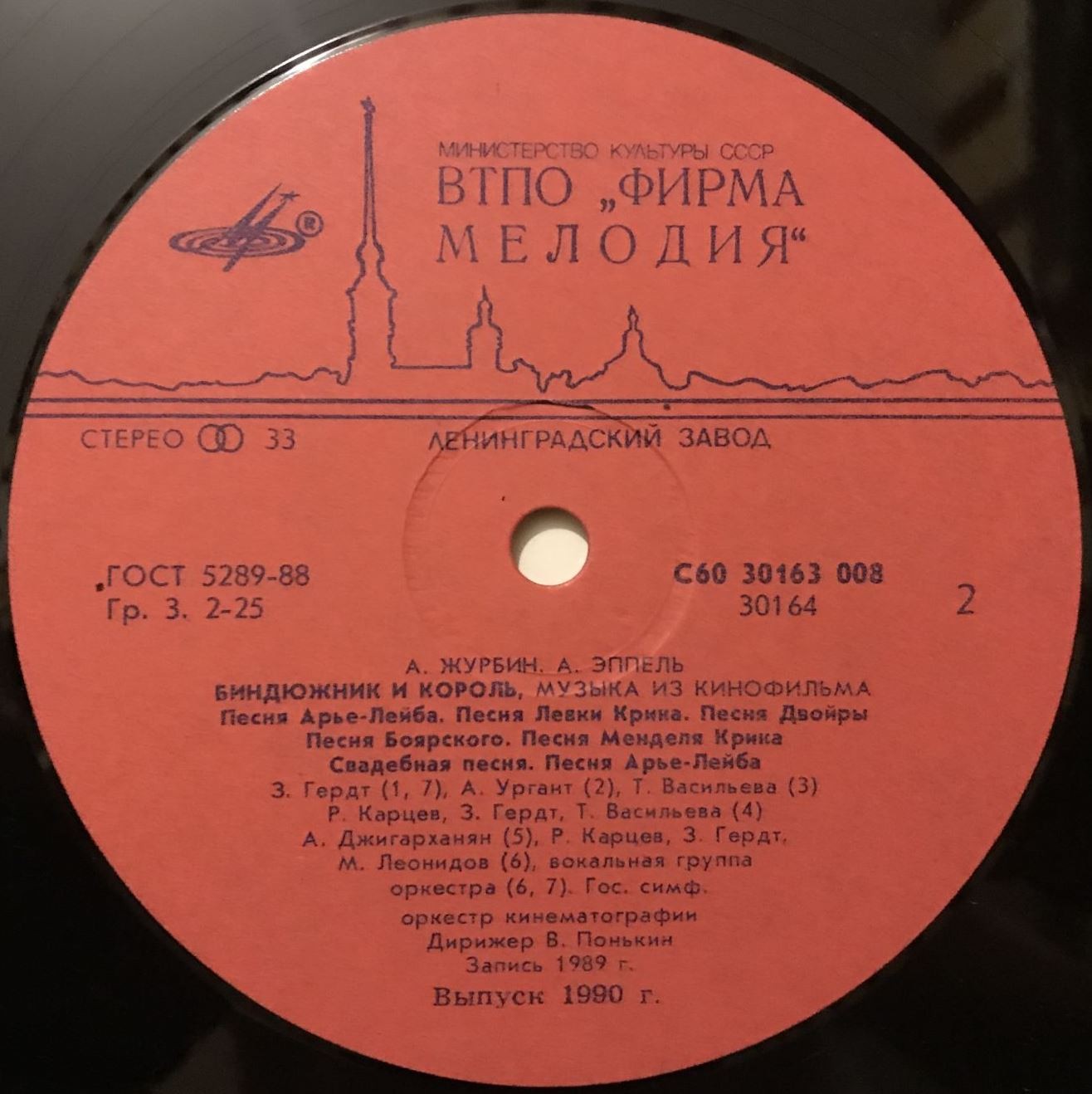 Биндюжник и король. Музыка из кинофильма