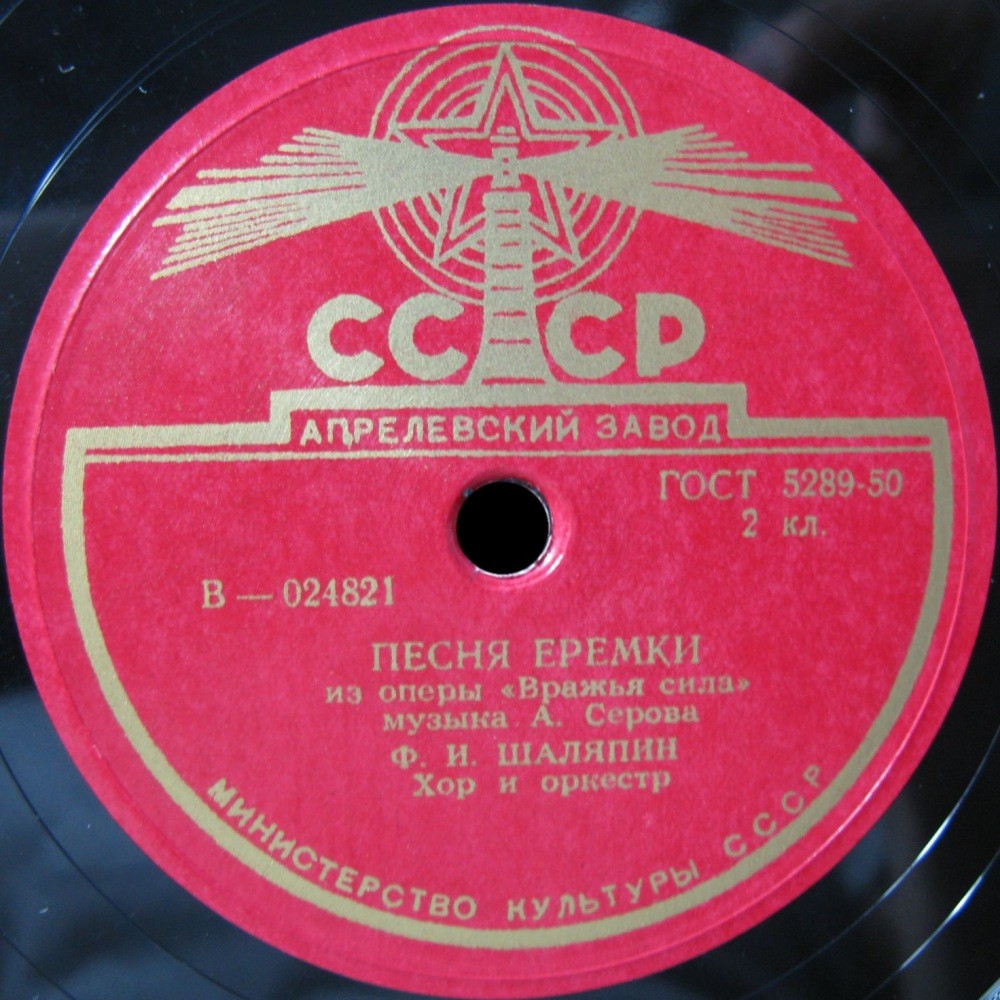 Ф. Шаляпин — Песня Варлаама / Песня Еремки