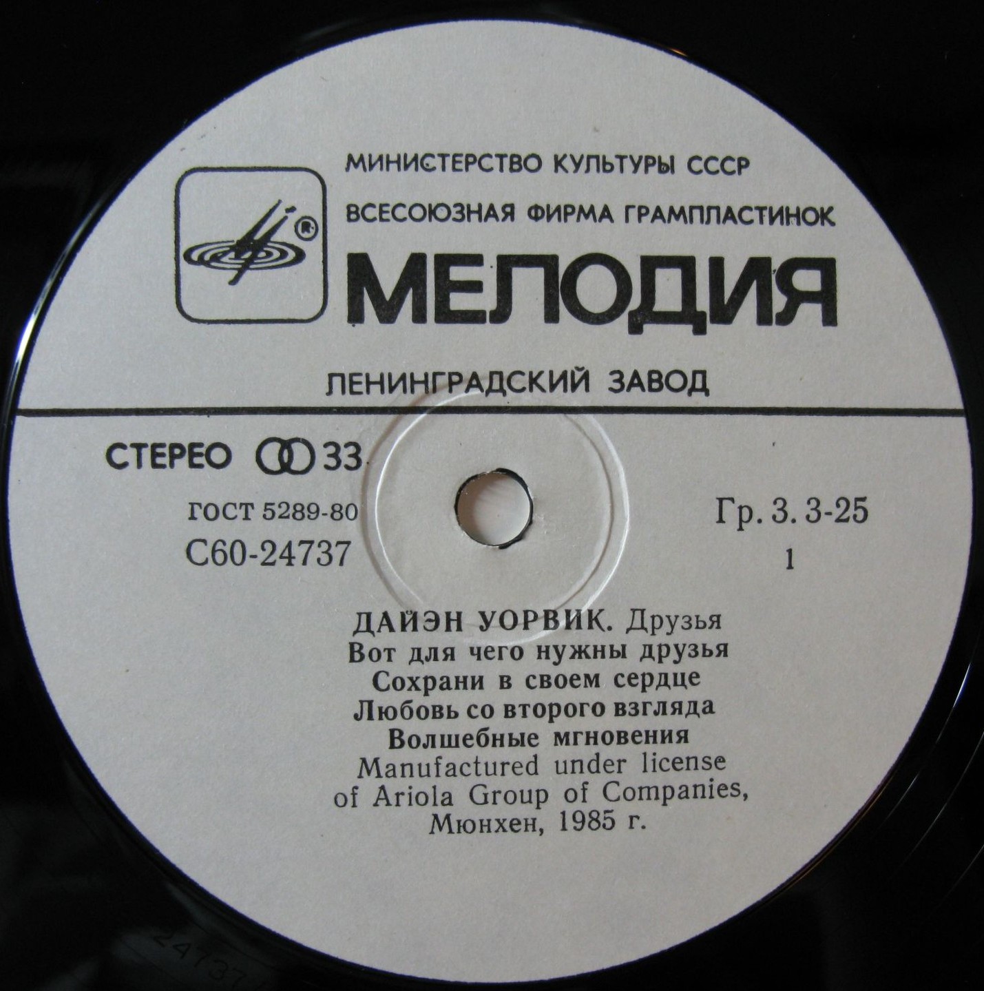 Дайэн Уорвик - Друзья