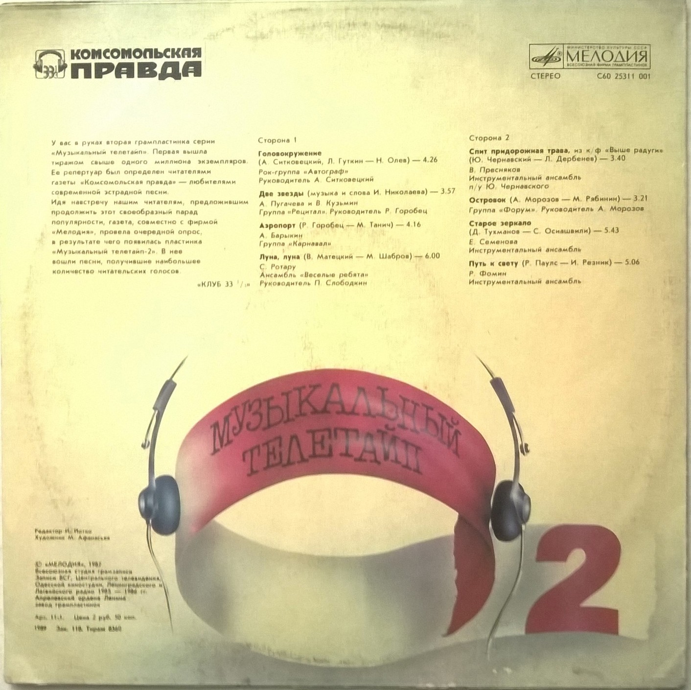 Музыкальный телетайп 2