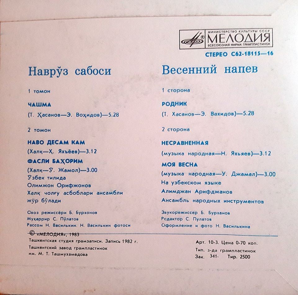 АРИФДЖАНОВ Алимджан.