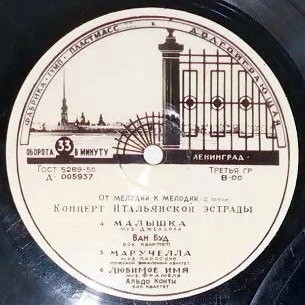 От мелодии к мелодии (3 серия): Концерт итальянской эстрады