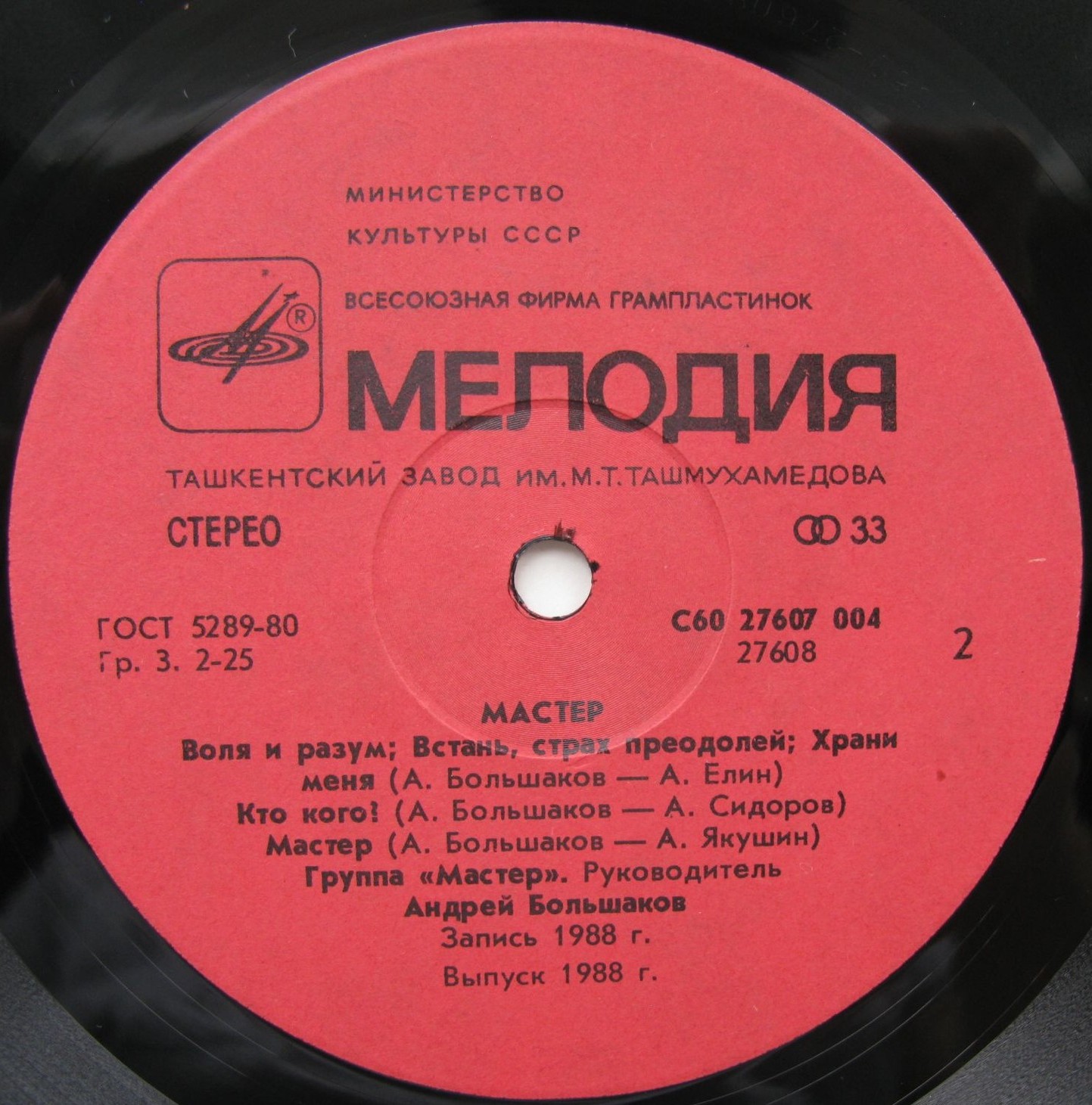 Группа «Мастер»