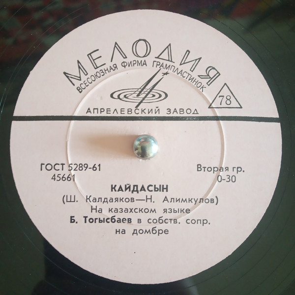 Б. Тогысбаев