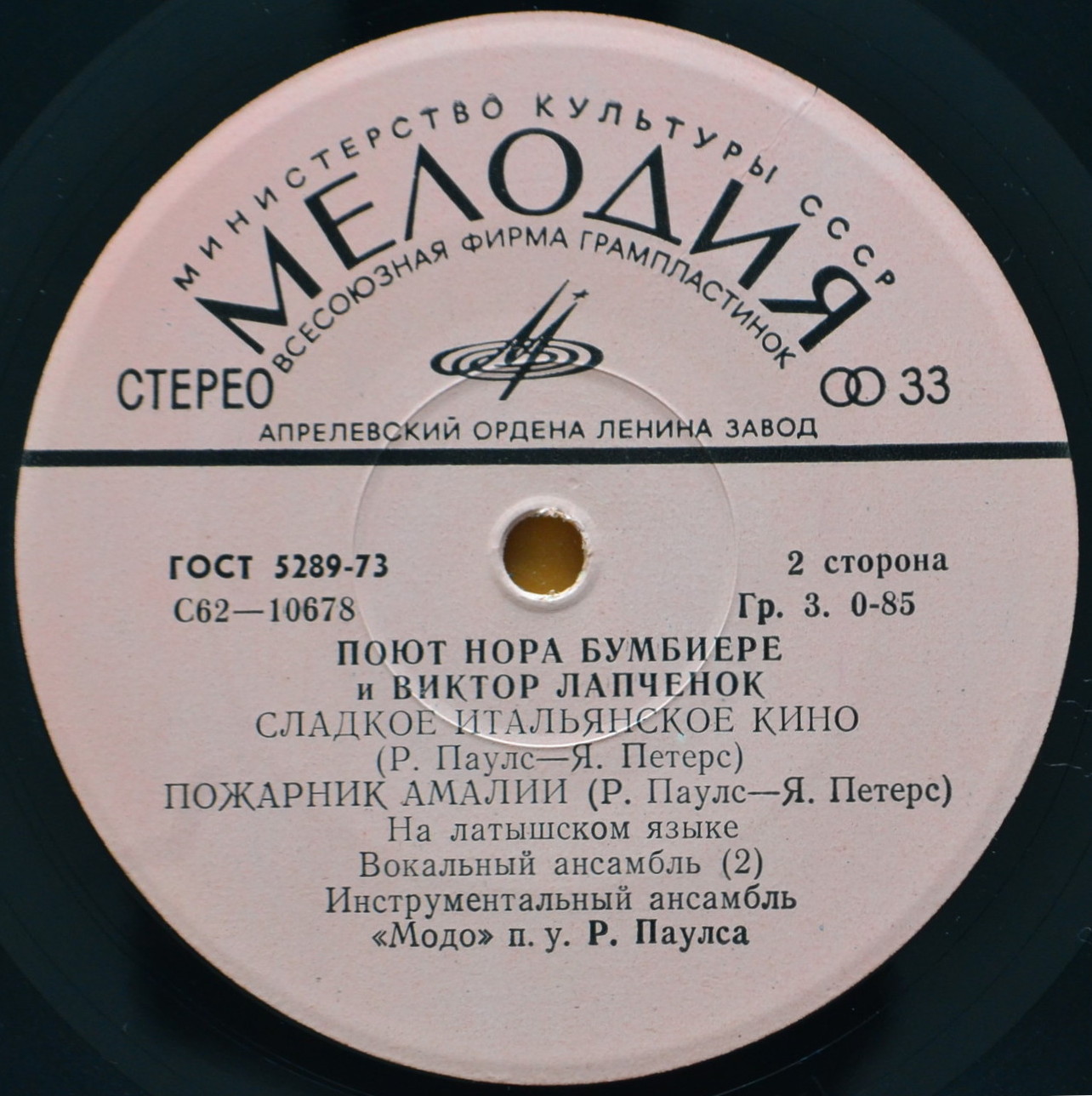 БУМБИЕРЕ Нора и ЛАПЧЕНОК Виктор