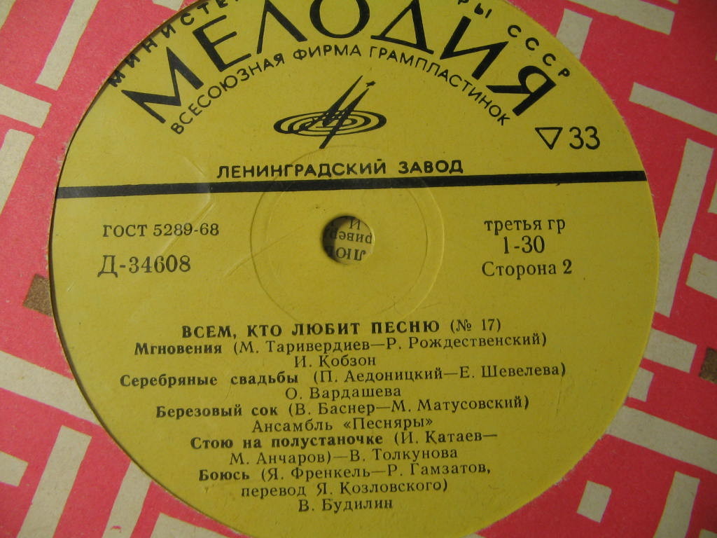 Всем, кто любит песню (№ 17)