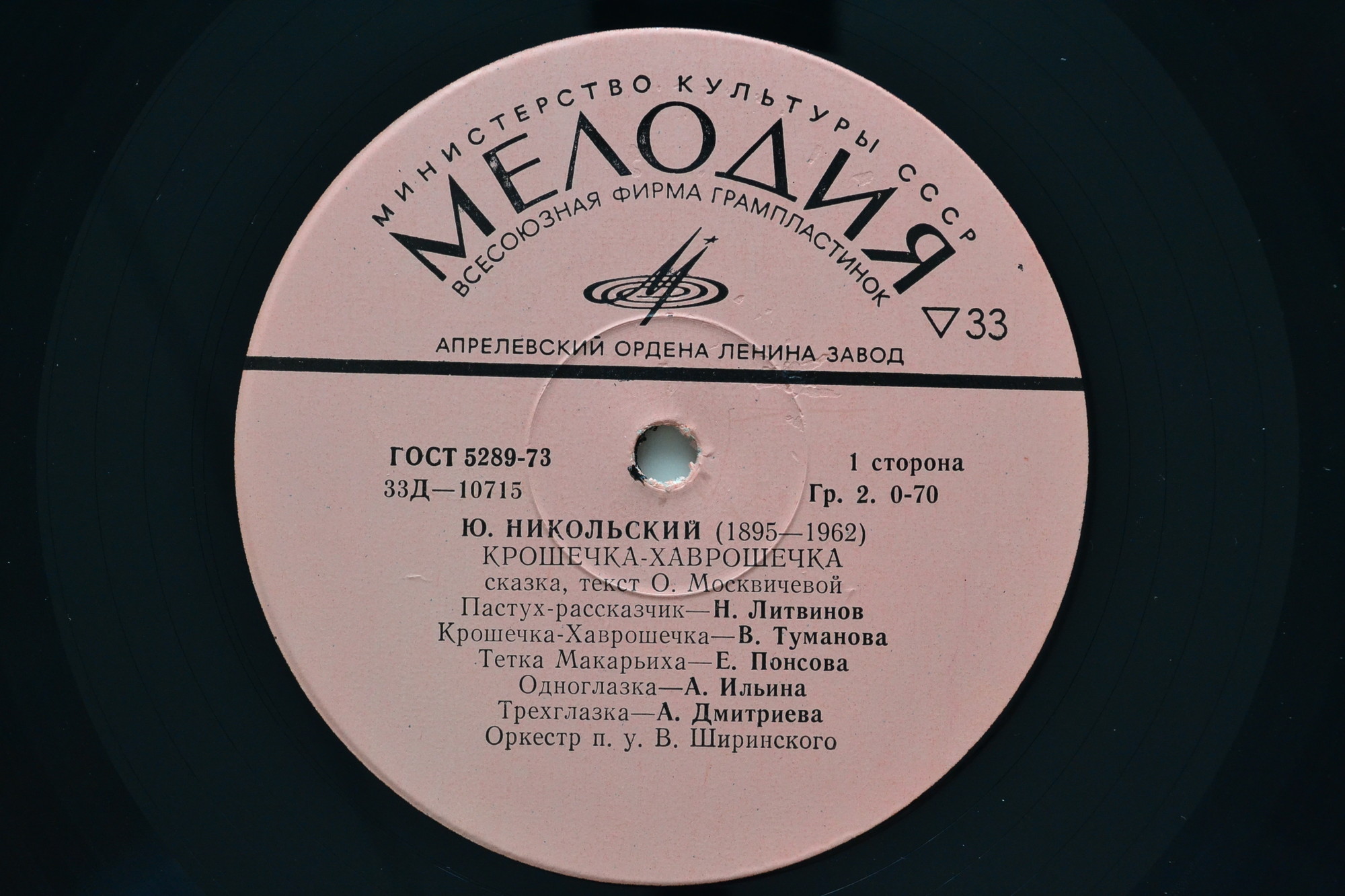 Ю.Никольский. Крошечка-Хаврошечка