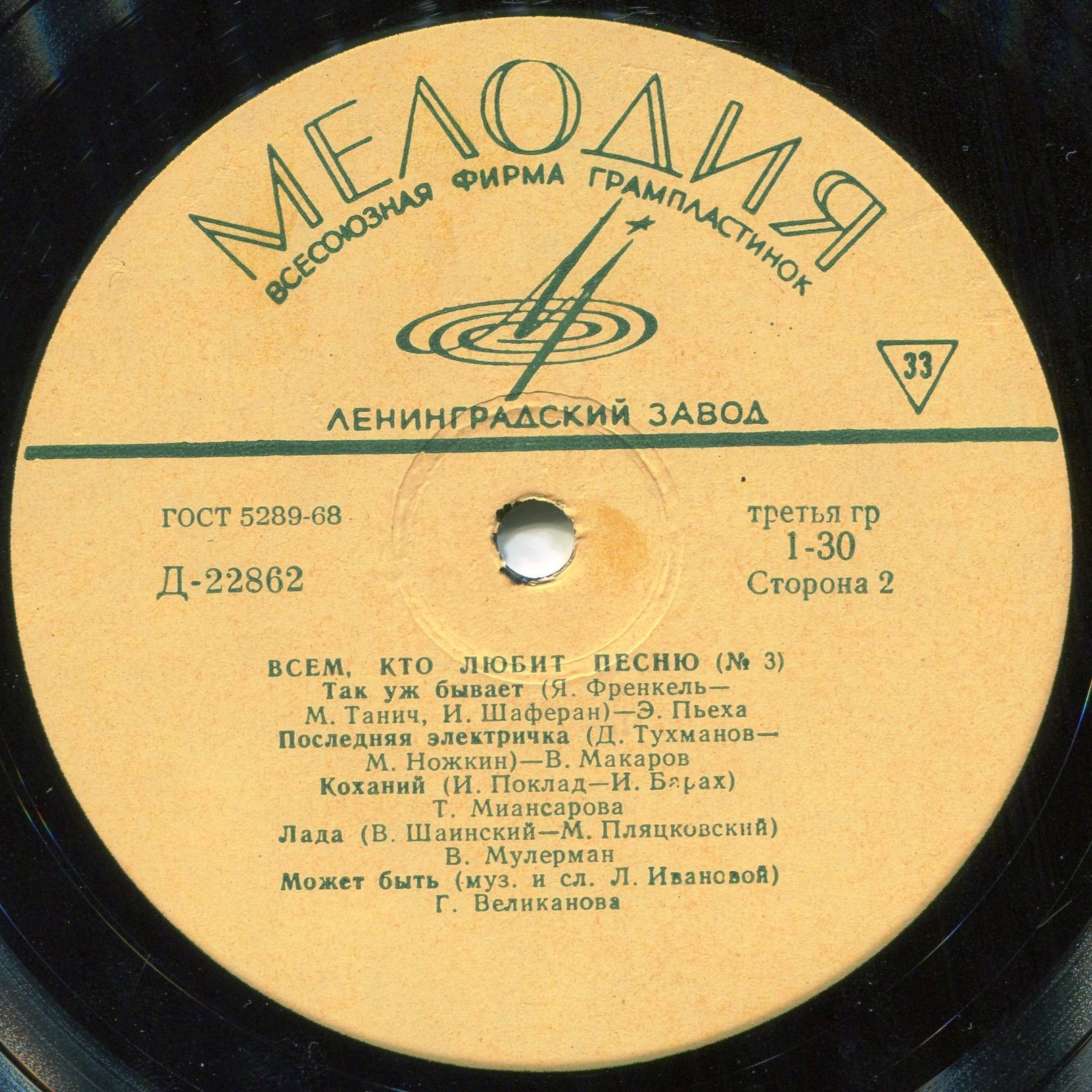 Всем, кто любит песню (№ 3)