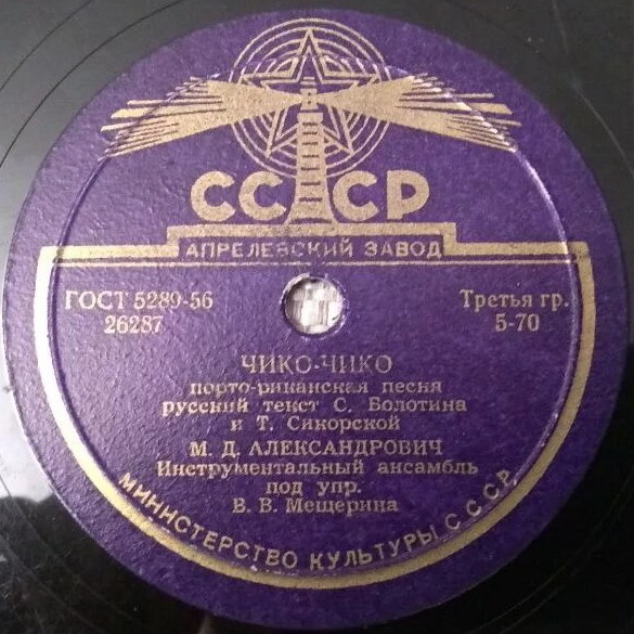 М. Александрович — Черноглазая ласточка / Чико-чико