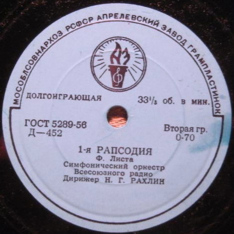 Ф. ЛИСТ (1811–1886): Рапсодии №1 и №2 (Н. Рахлин)