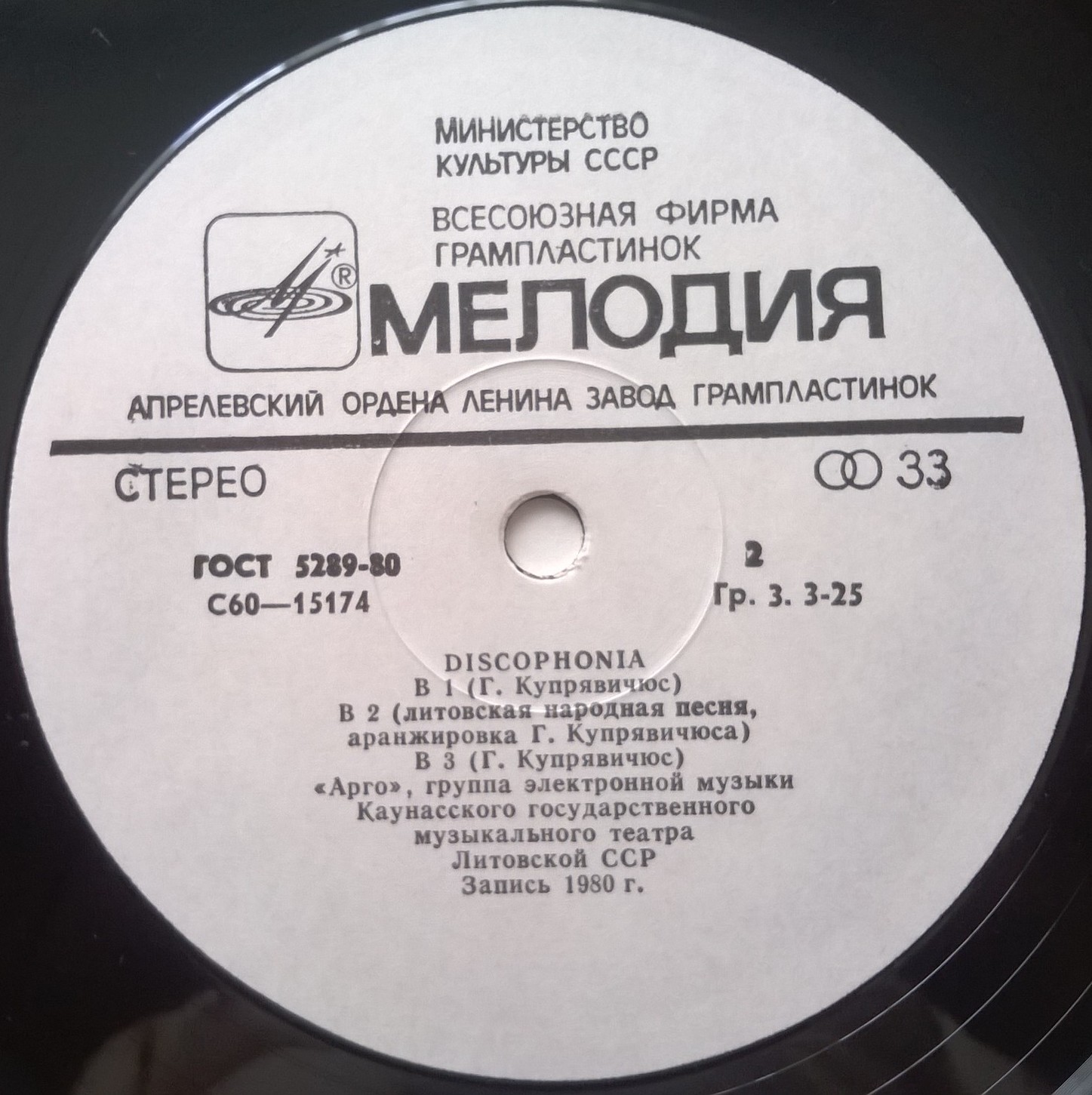 «АРГО», группа электронной музыки — «Дискофония»