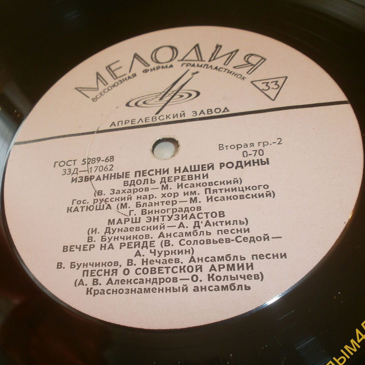 ИЗБРАННЫЕ ПЕСНИ НАШЕЙ РОДИНЫ