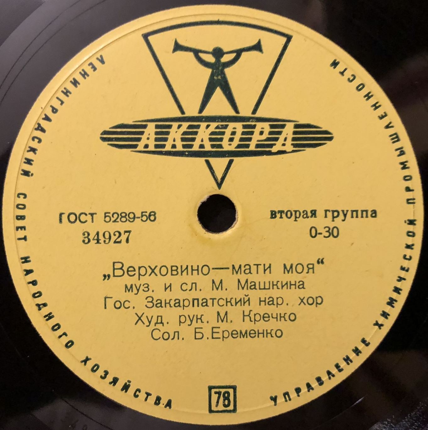 Государственный Закарпатский народный хор – Верховино-мати моя / Кажуть люди, кажуть