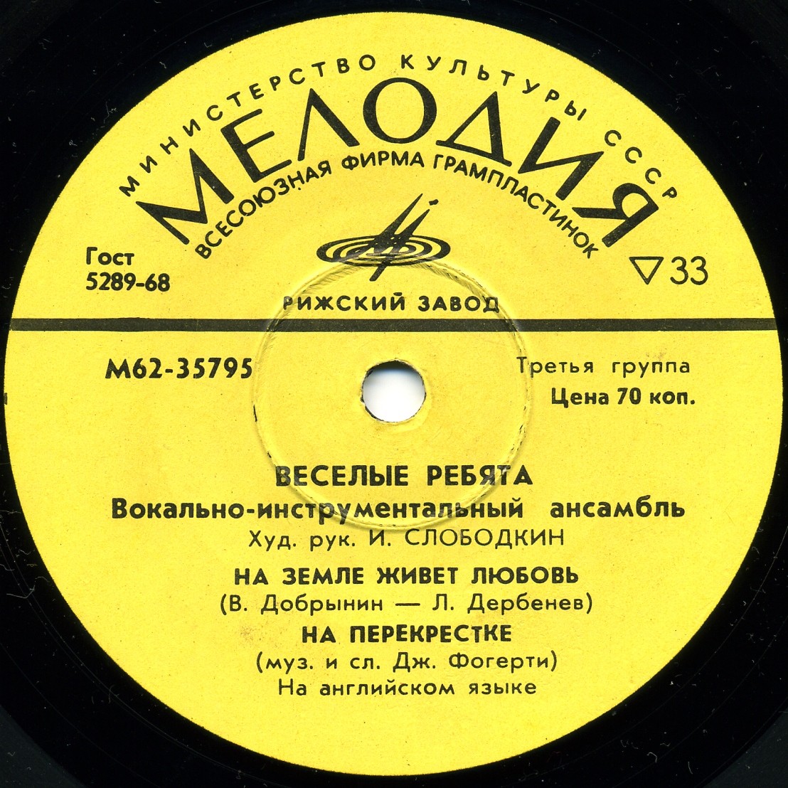 ВИА «Весёлые ребята»