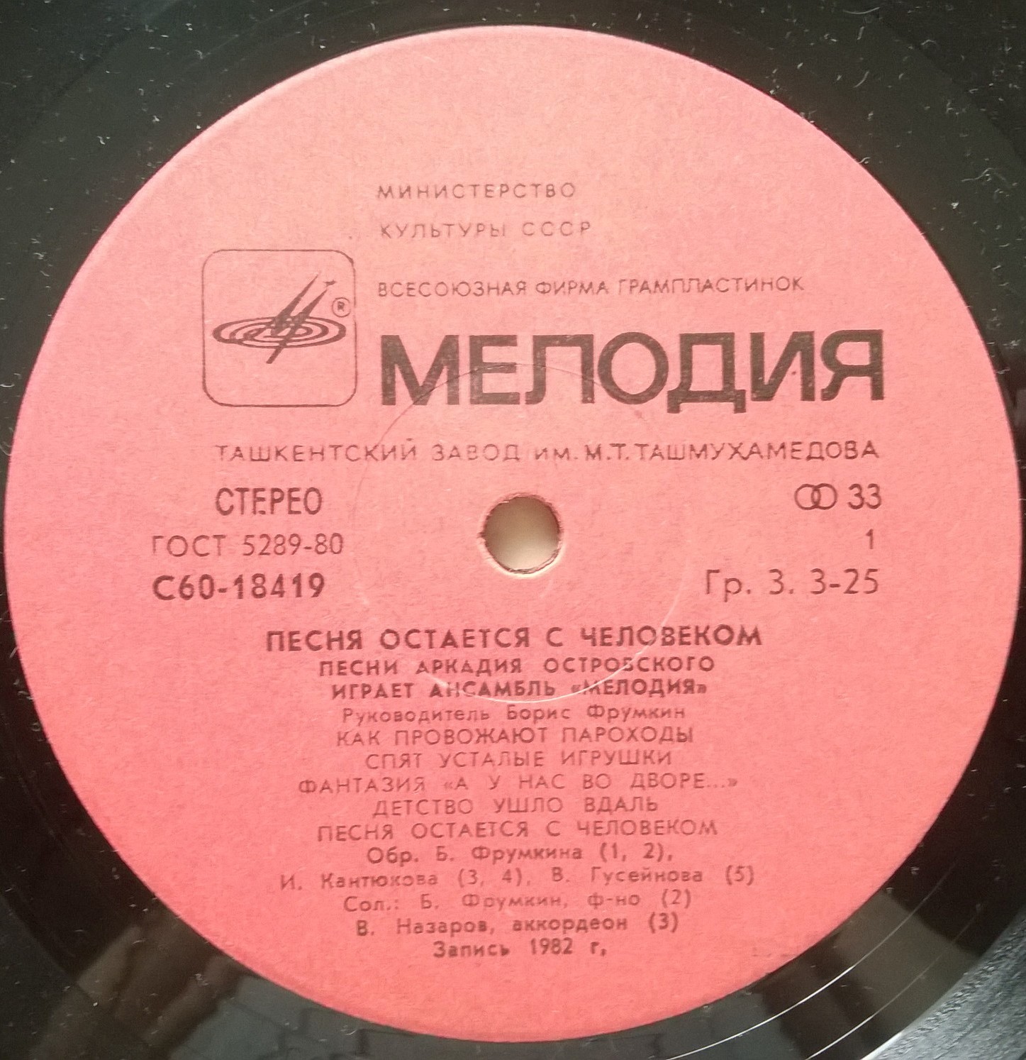ПЕСНЯ ОСТАЕТСЯ С ЧЕЛОВЕКОМ. «АНСАМБЛЬ «МЕЛОДИЯ» играет песни Аркадия Островского