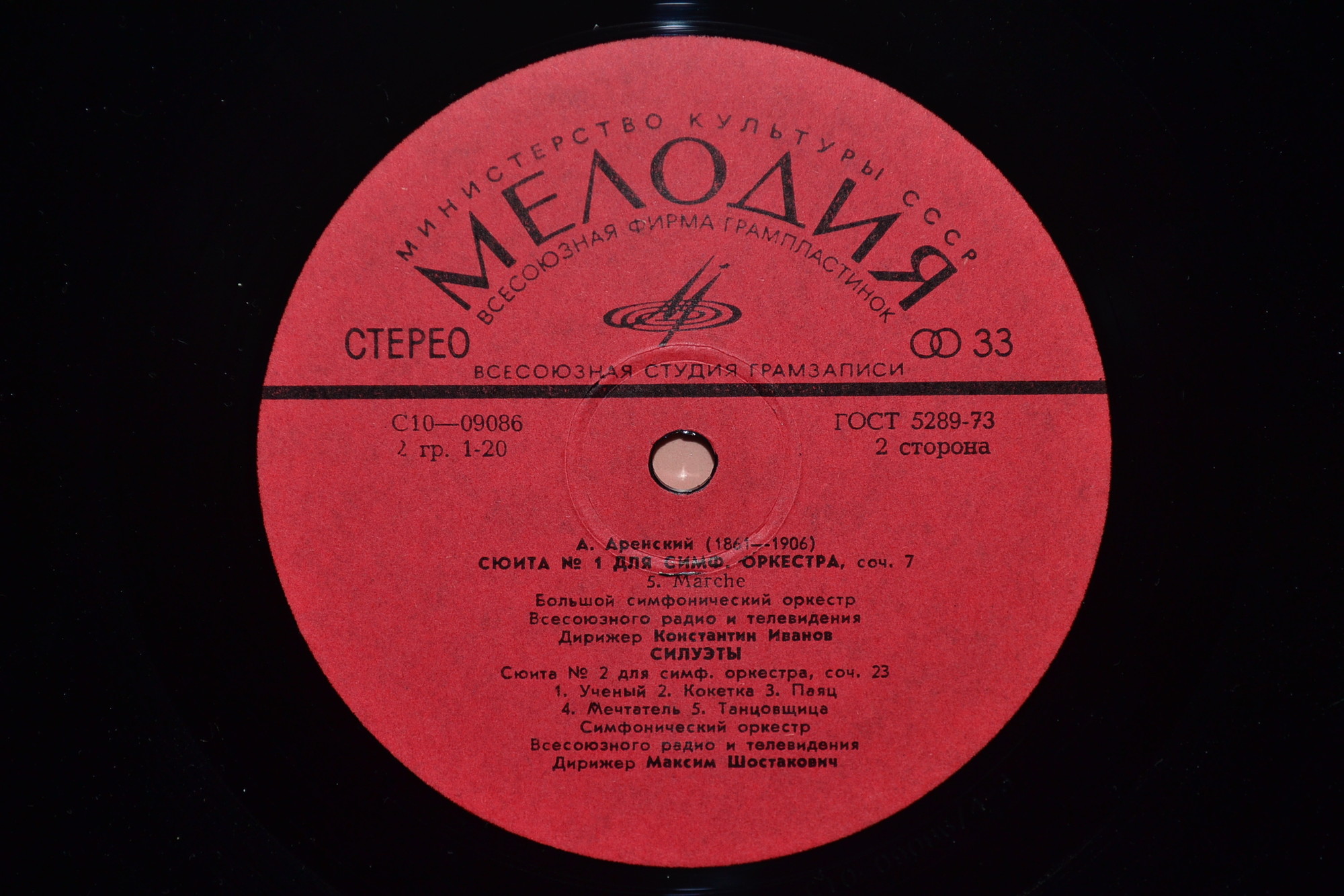 А. АРЕНСКИЙ. Сюиты для симф. оркестра