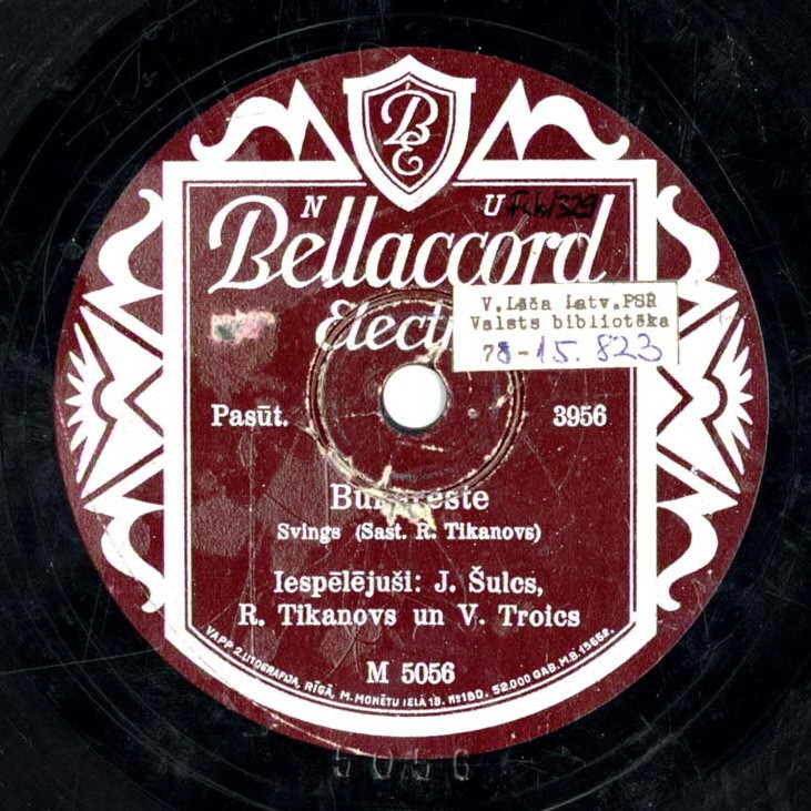 Iespēlējuši: J. Šulcs, R. Tikanovs un V. Troics — Svinga ritmā / Bukareste