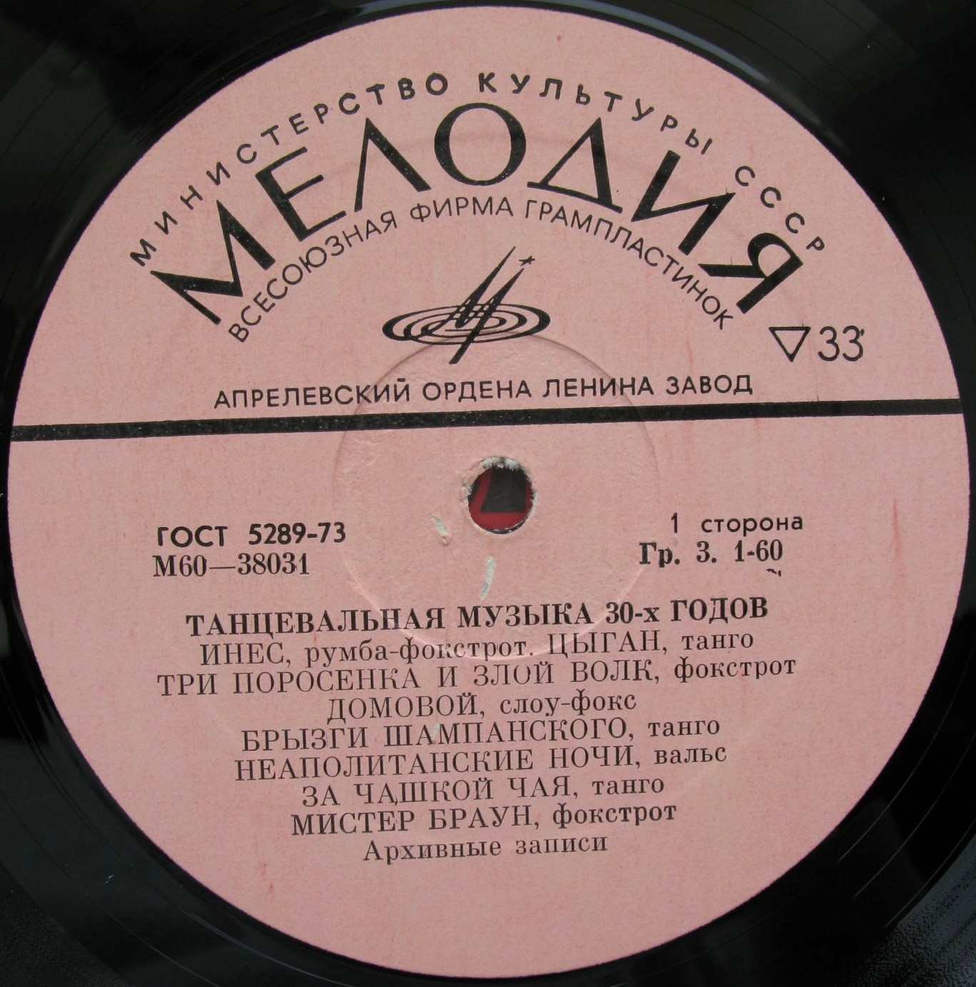 Танцевальная музыка 30-х годов