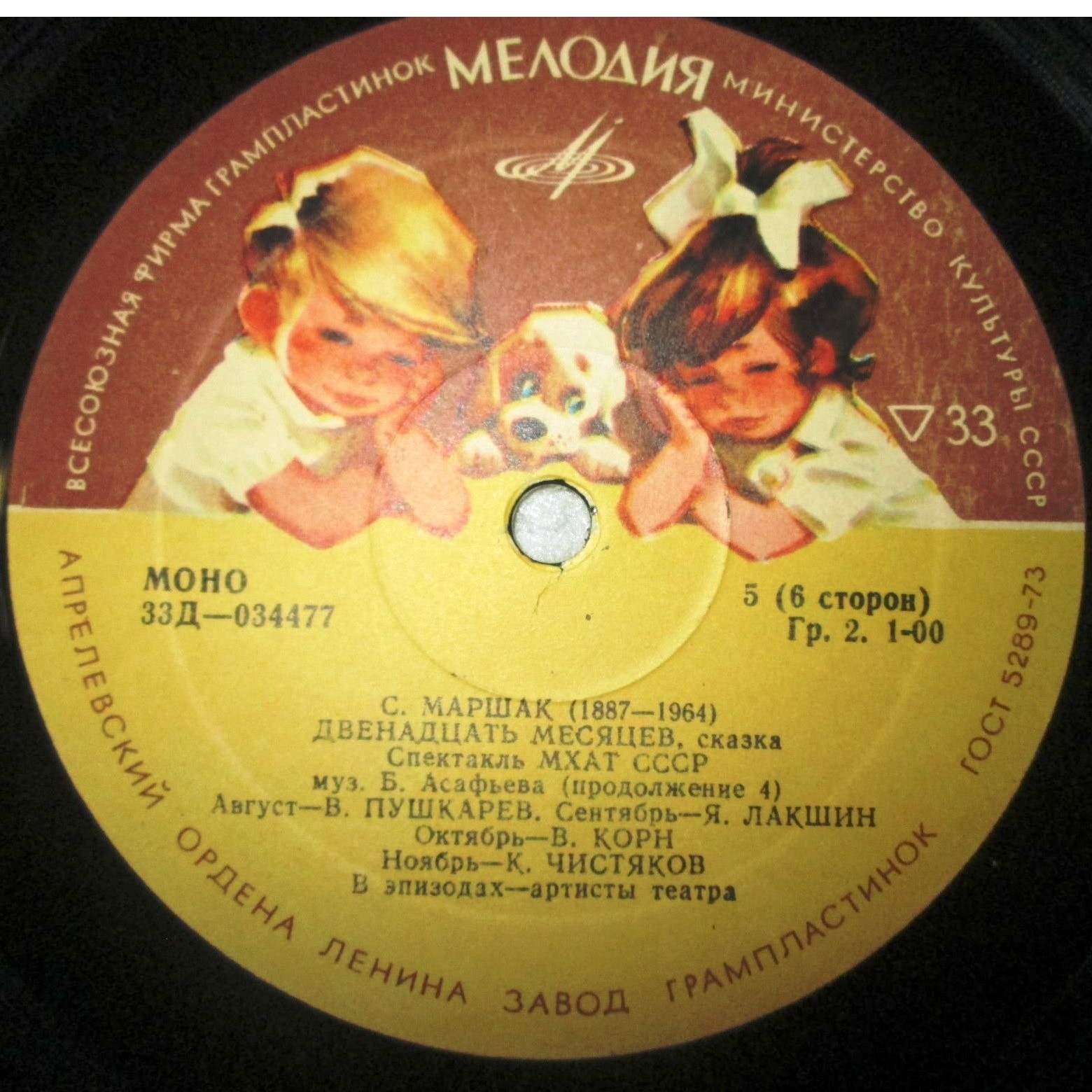 С. Я. Маршак. Двенадцать месяцев