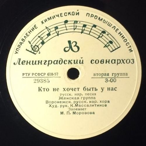 Воронежский народный хор - Ишь ты, ишь ты, что говоришь ты / Кто не хочет быть у нас