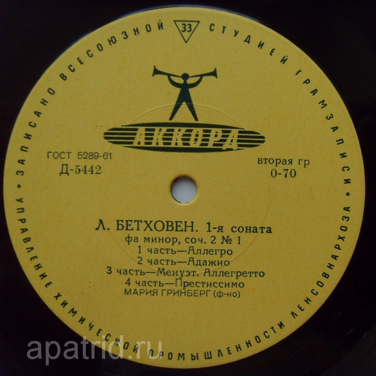 Л. БЕТХОВЕН Сонаты №№ 1, 14 (Мария Гринберг, ф-но)