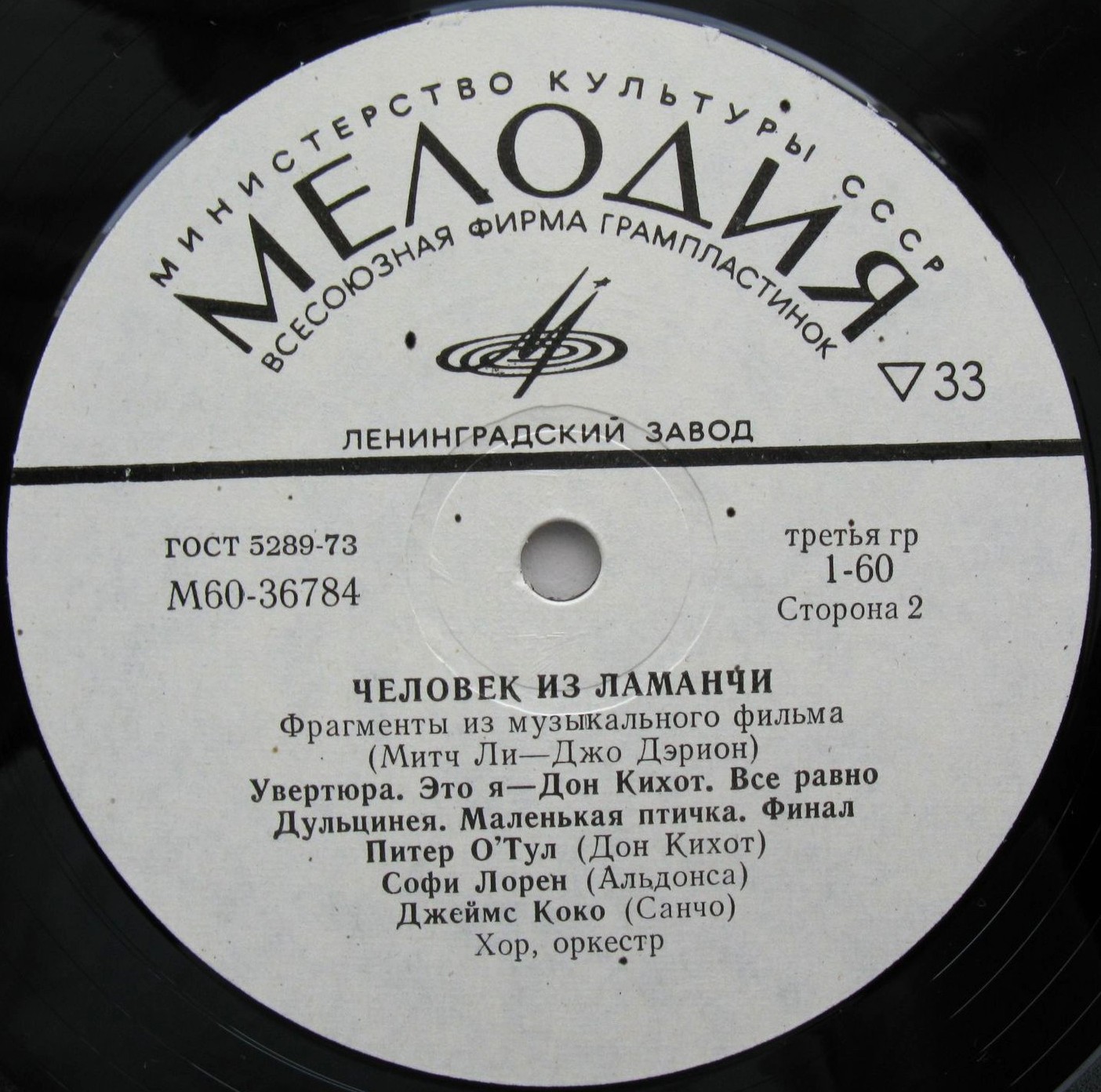 Музыка из к/ф «Звуки музыки». «Человек из Ламанчи»