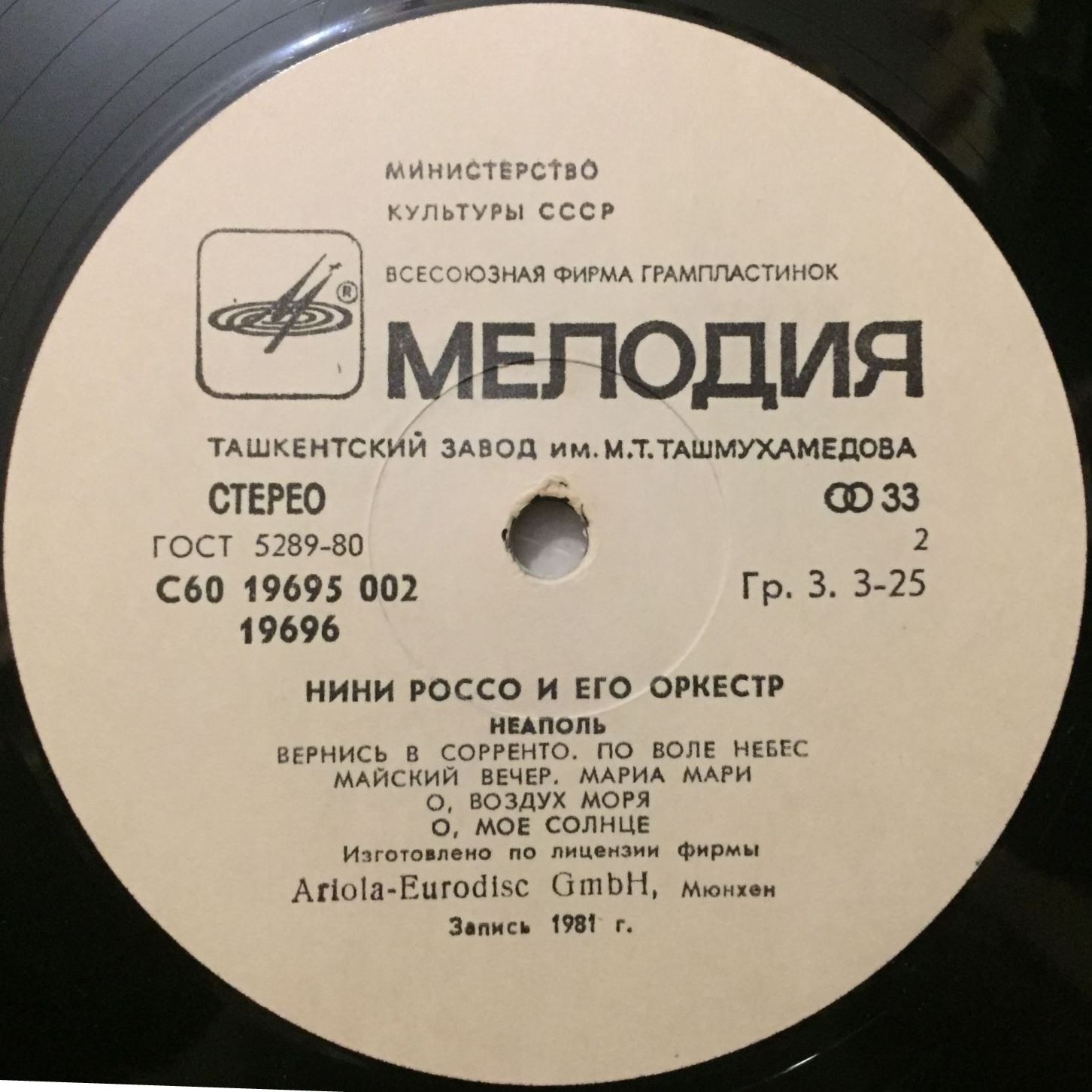 Нини Россо и его оркестр «Неаполь»