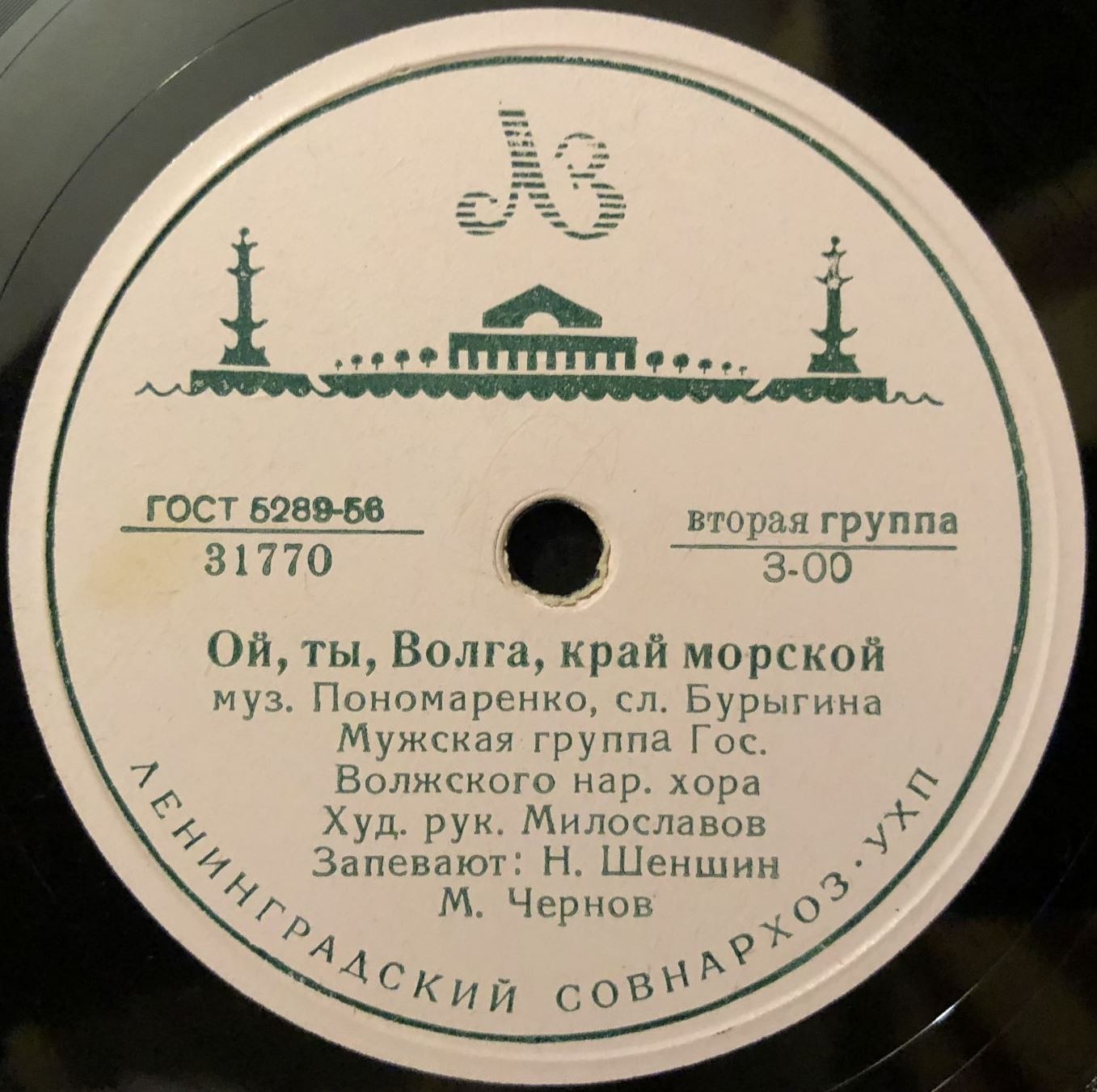 Волжский хор – Ой, ты, Волга, край морской / Ивушка