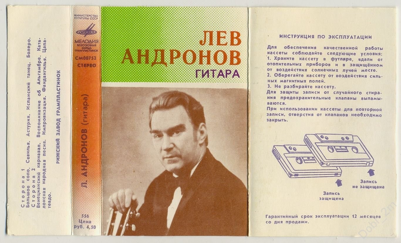 Лев Андронов‎, гитара