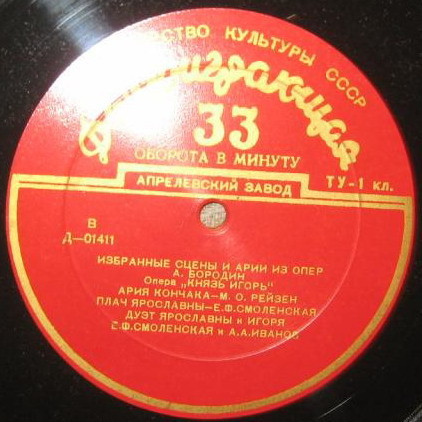 А. Бородин. «Князь Игорь». Избранные сцены и арии из опер