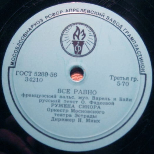 Ружена Сикора - Всё равно / Я жду тебя