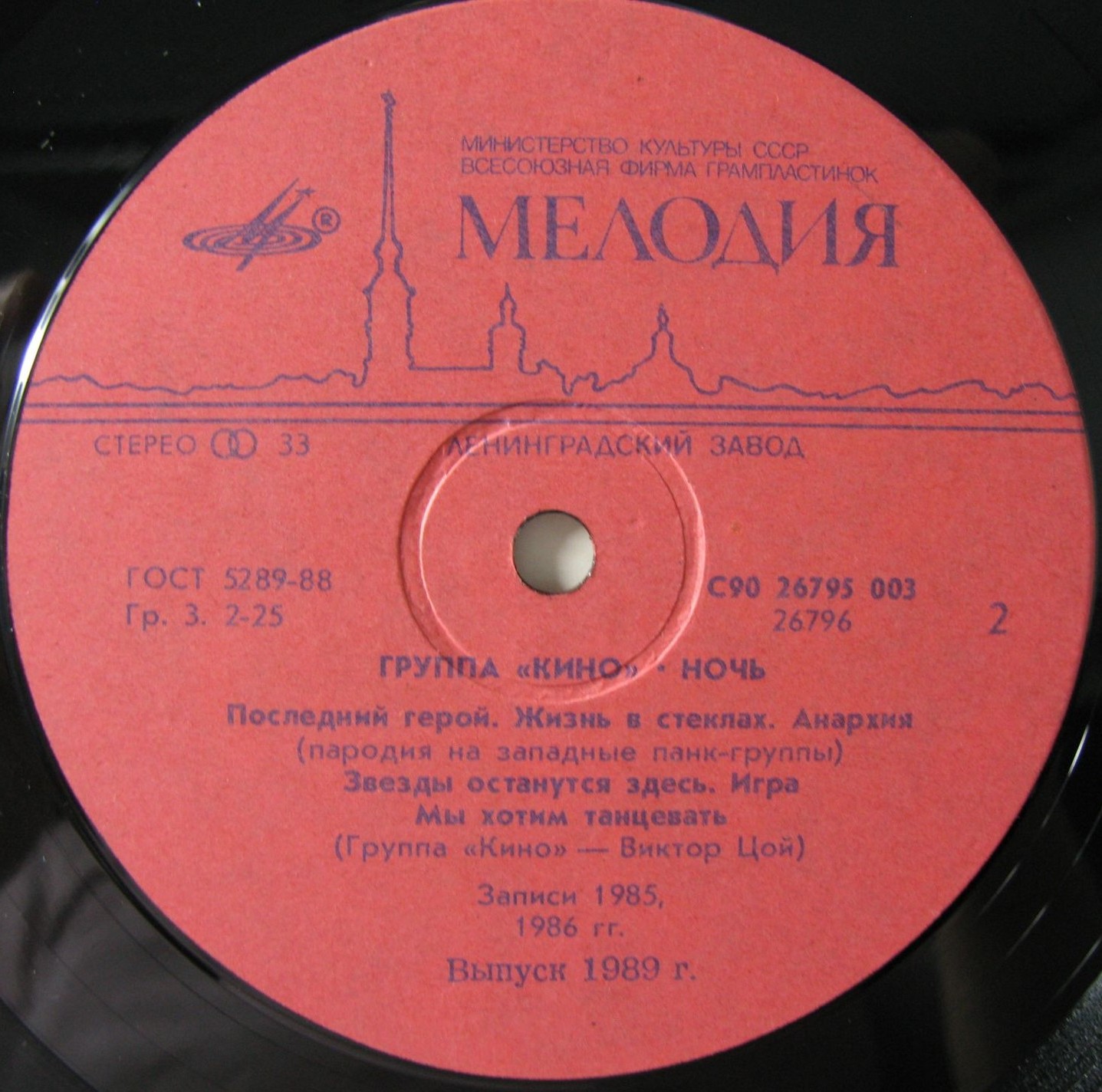 Группа "Кино" — Ночь