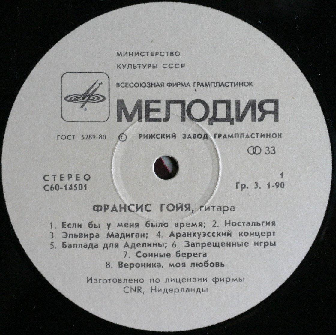 Франсис ГОЙЯ, гитара