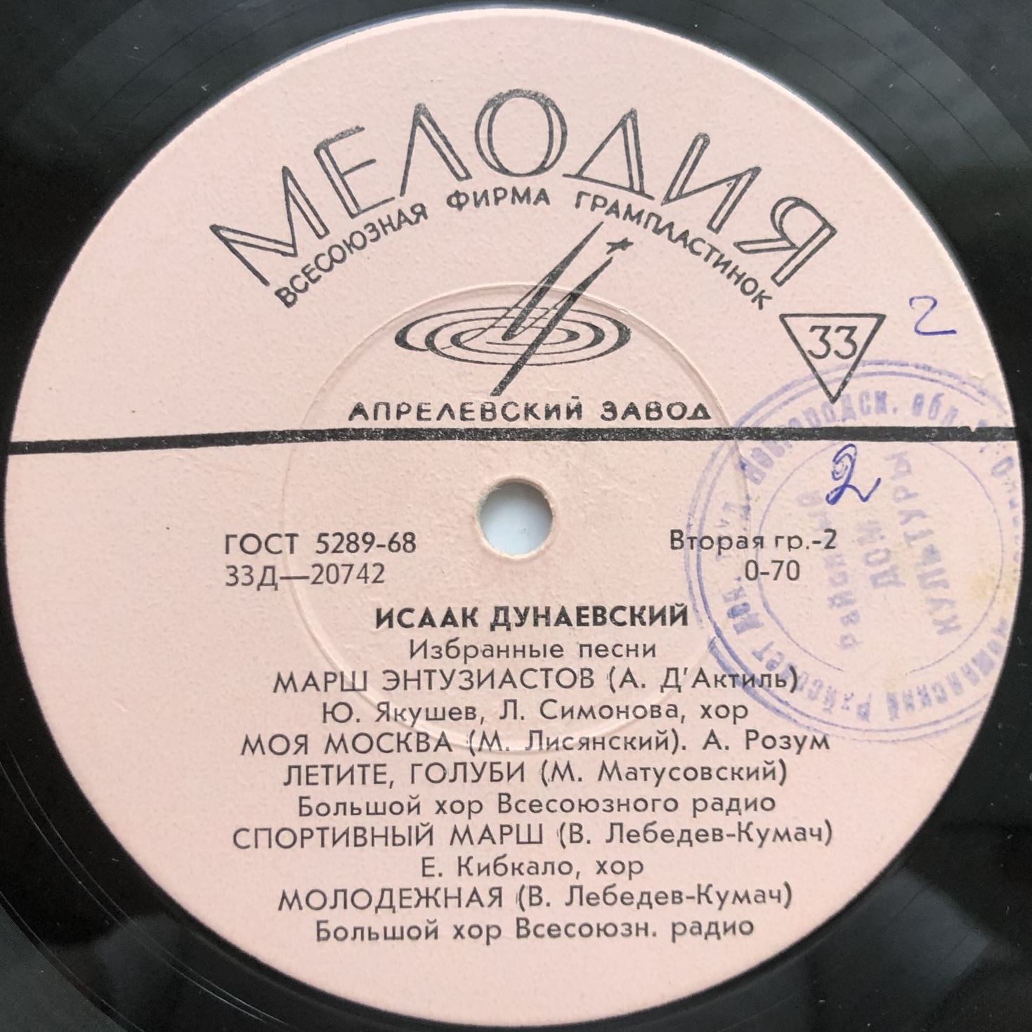 Исаак Дунаевский (1900-1955). Избранные песни