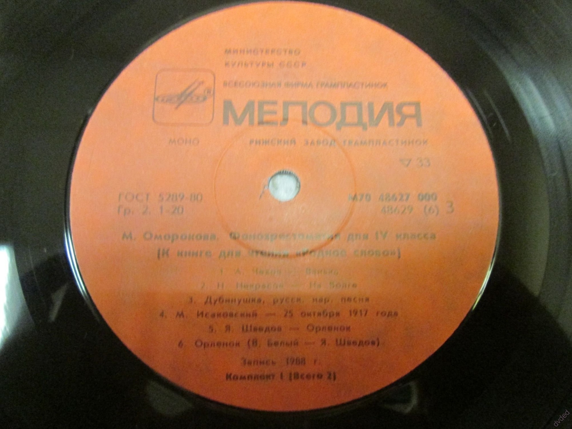 ФОНОХРЕСТОМАТИЯ ДЛЯ IV КЛАССА (к книге для чтения «Родное слово»)