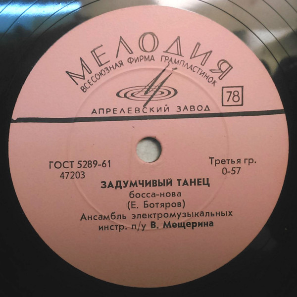 Ансамбль электромузыкальных инстр. п/у В. Мещерина