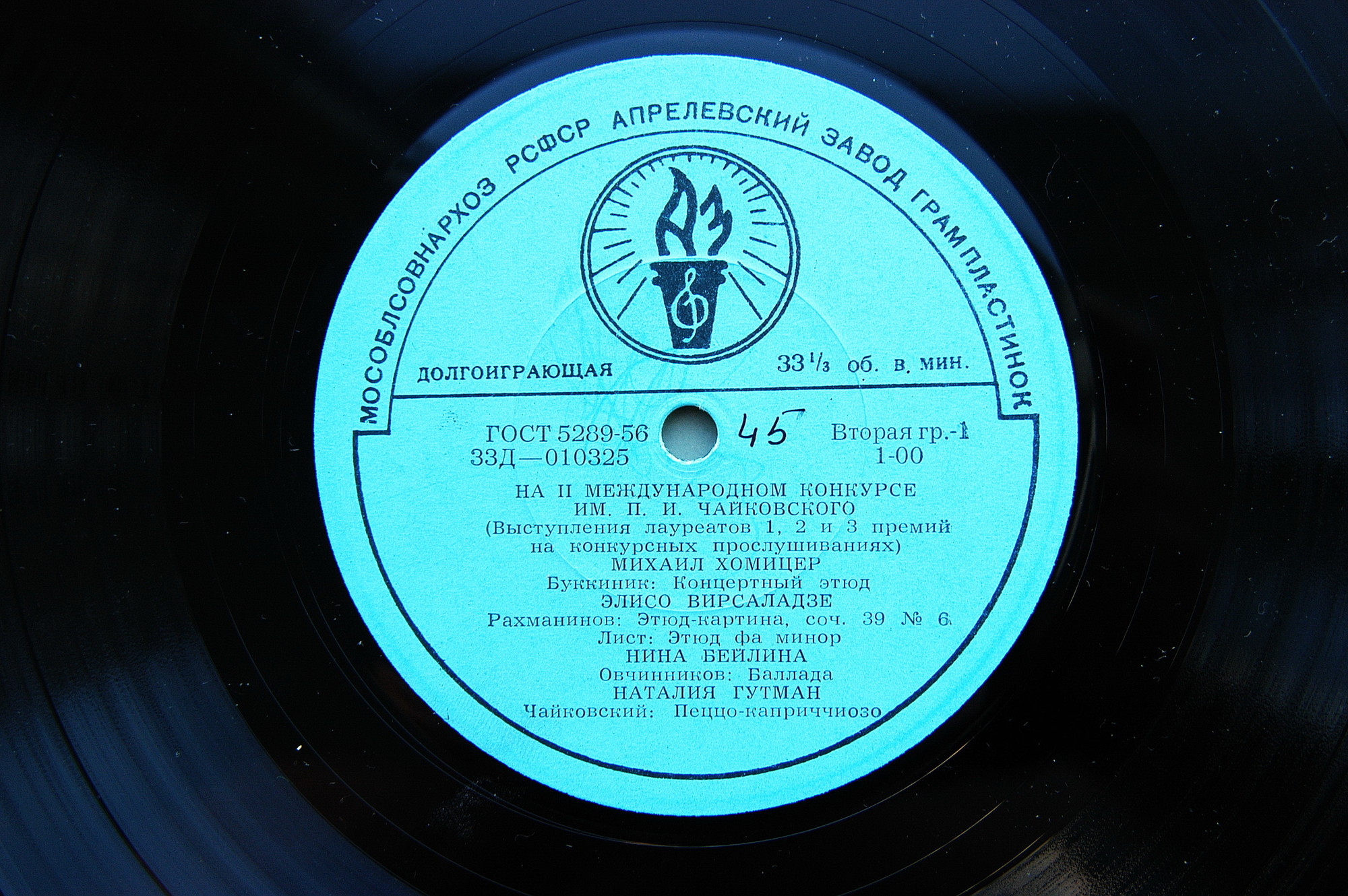 НА ВТОРОМ МЕЖДУНАРОДНОМ КОНКУРСЕ имени П. И. ЧАЙКОВСКОГО