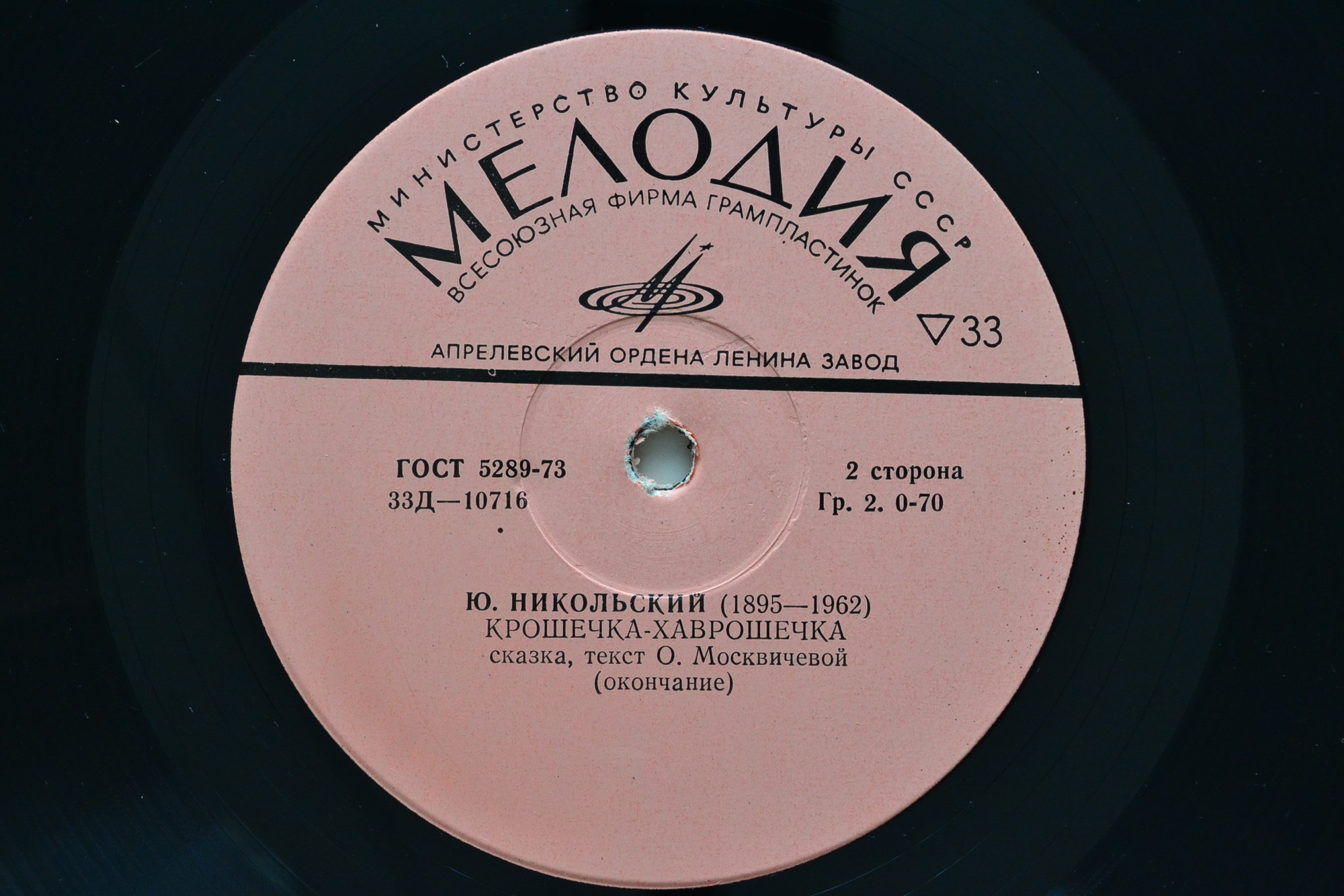 Ю.Никольский. Крошечка-Хаврошечка