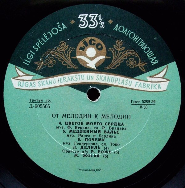 ОТ МЕЛОДИИ К МЕЛОДИИ (1 серия): Концерт французской эстрады