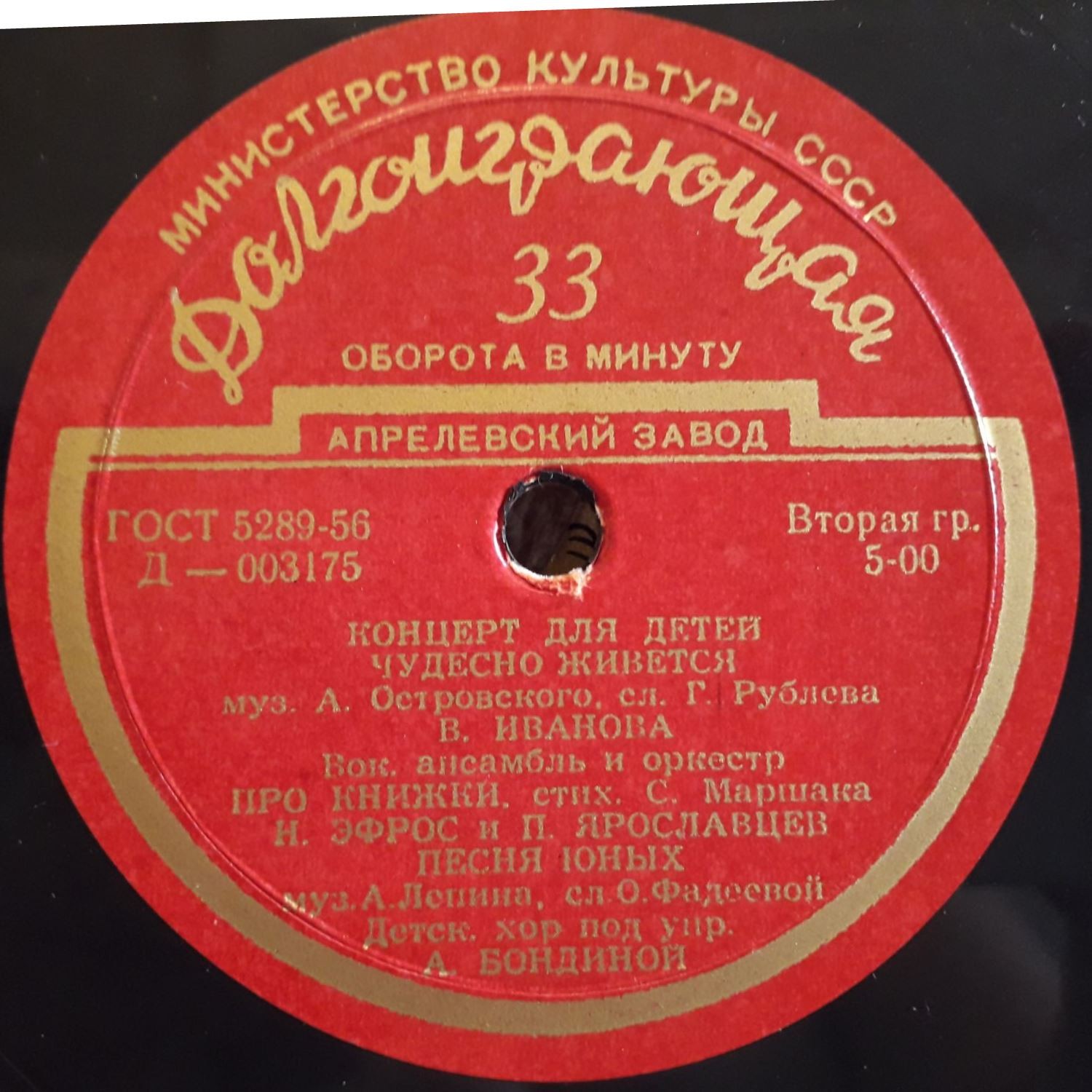 Концерт для детей