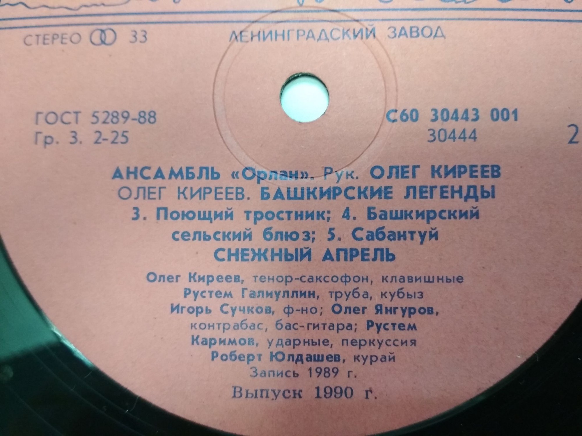 АНСАМБЛЬ «ОРЛАН», рук. Олег Киреев