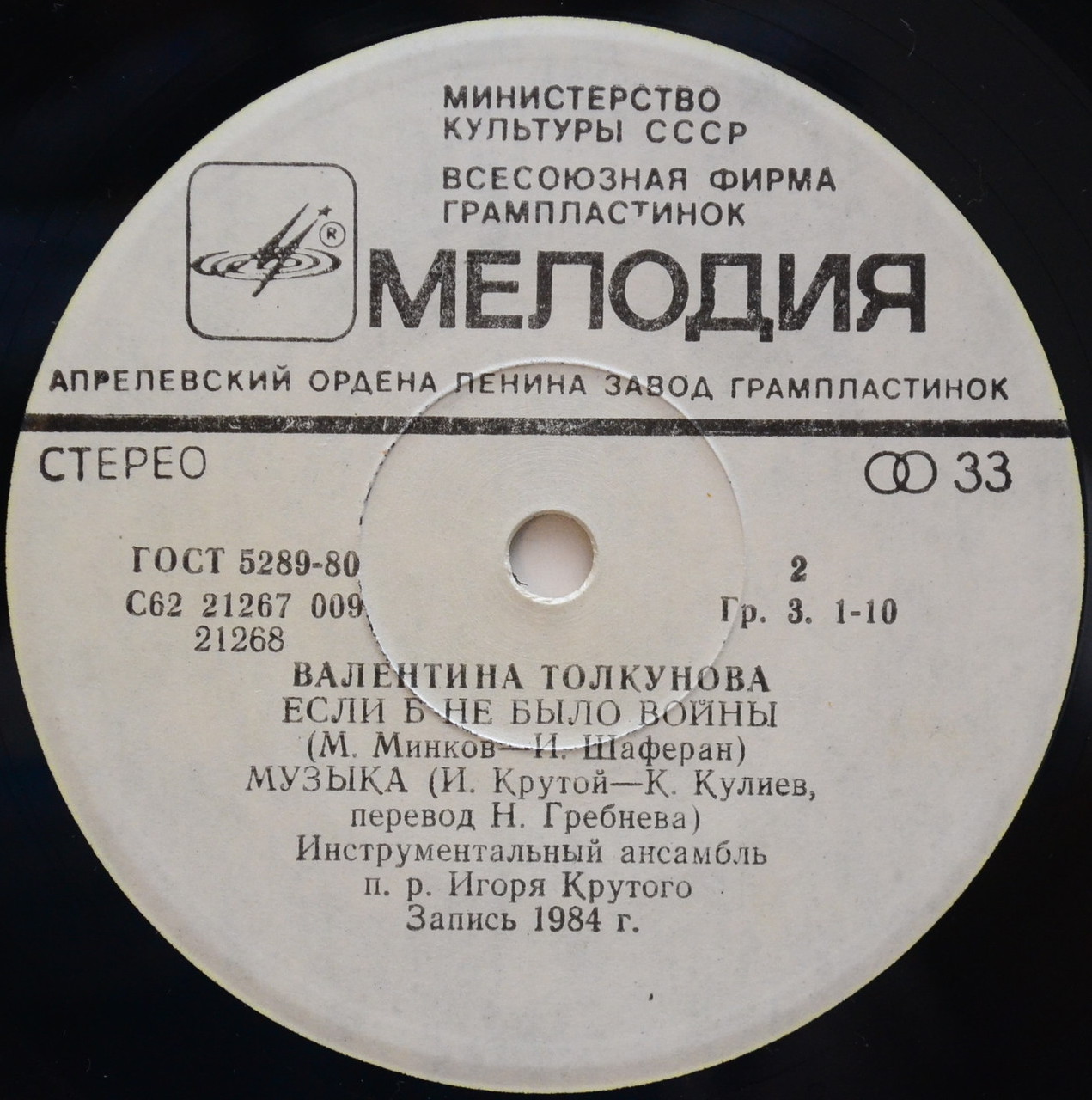 Валентина Толкунова