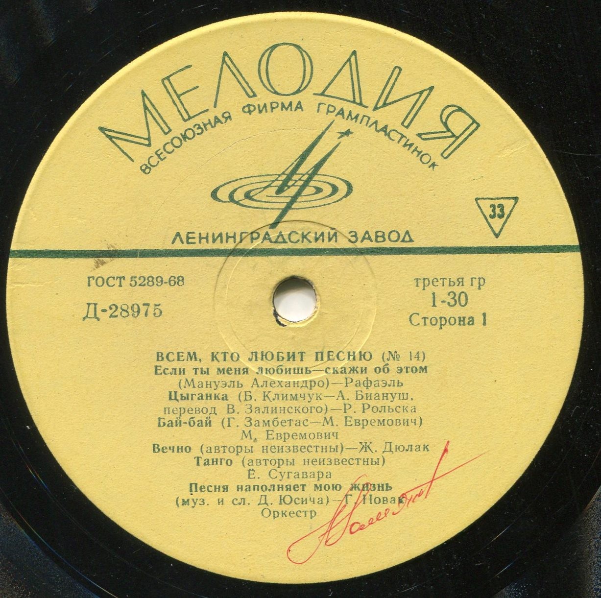 Всем, кто любит песню (№ 14)