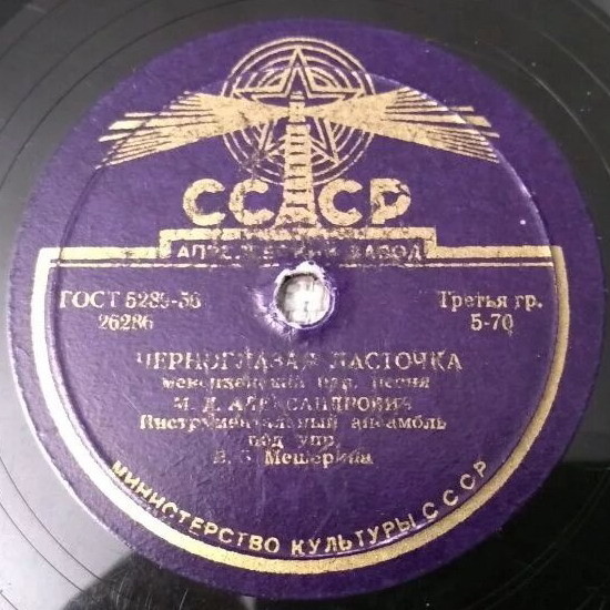 М. Александрович — Черноглазая ласточка / Чико-чико