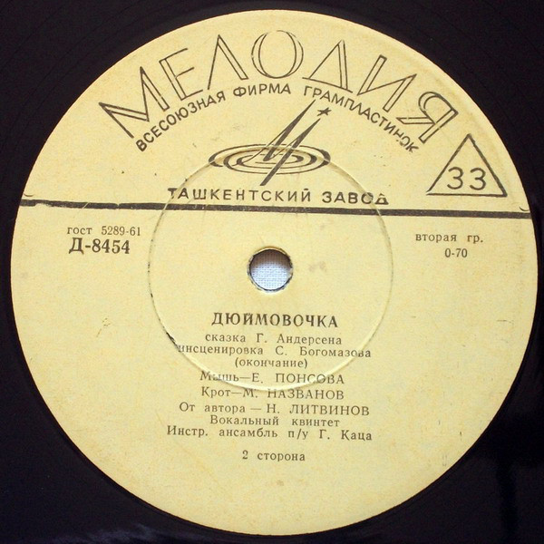Г. Х. Андерсен. Дюймовочка