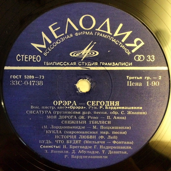 ВИА «Орэра». «Орэра» сегодня