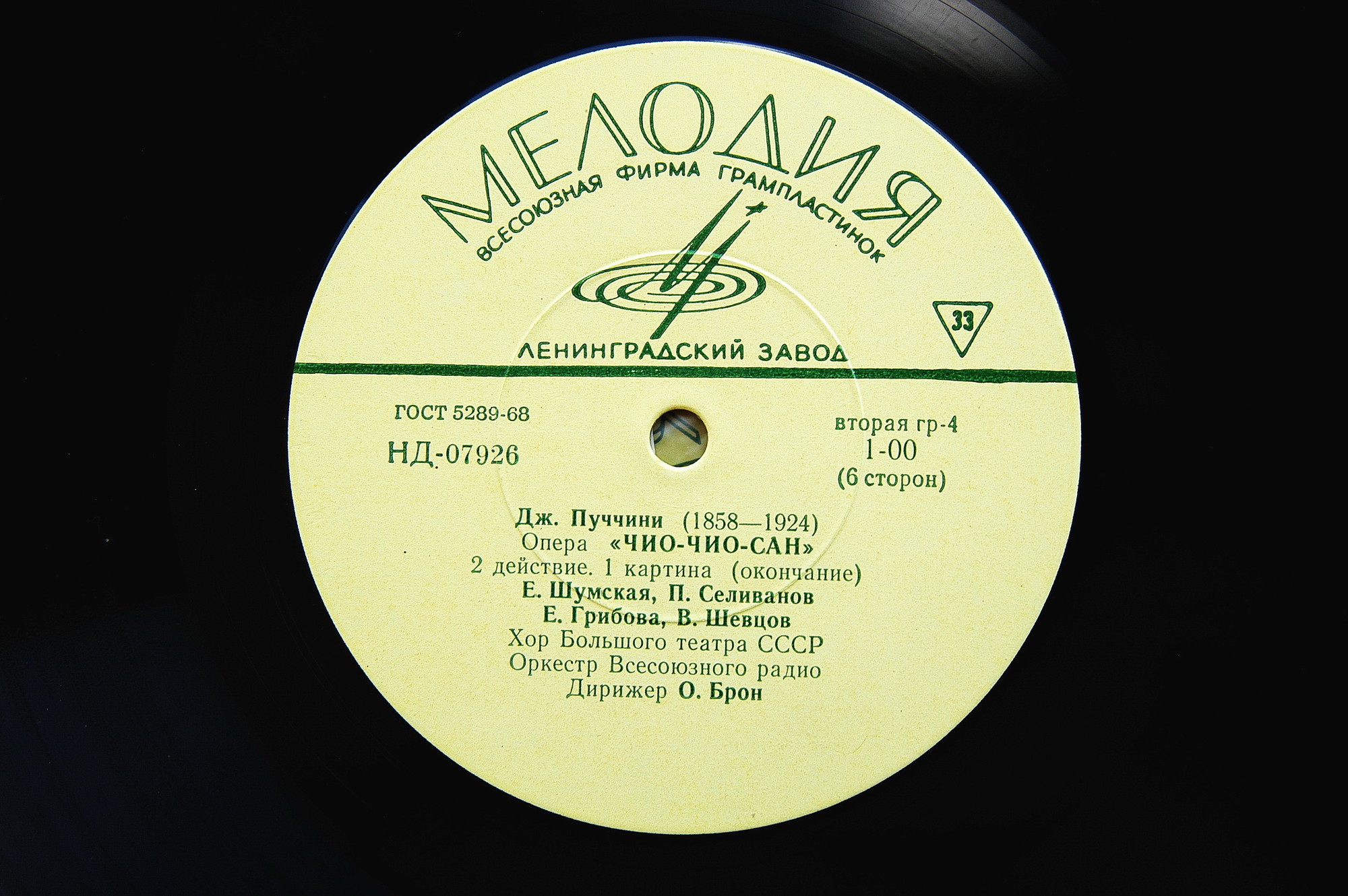 Дж. Пуччини. "Мадам Баттерфляй", опера