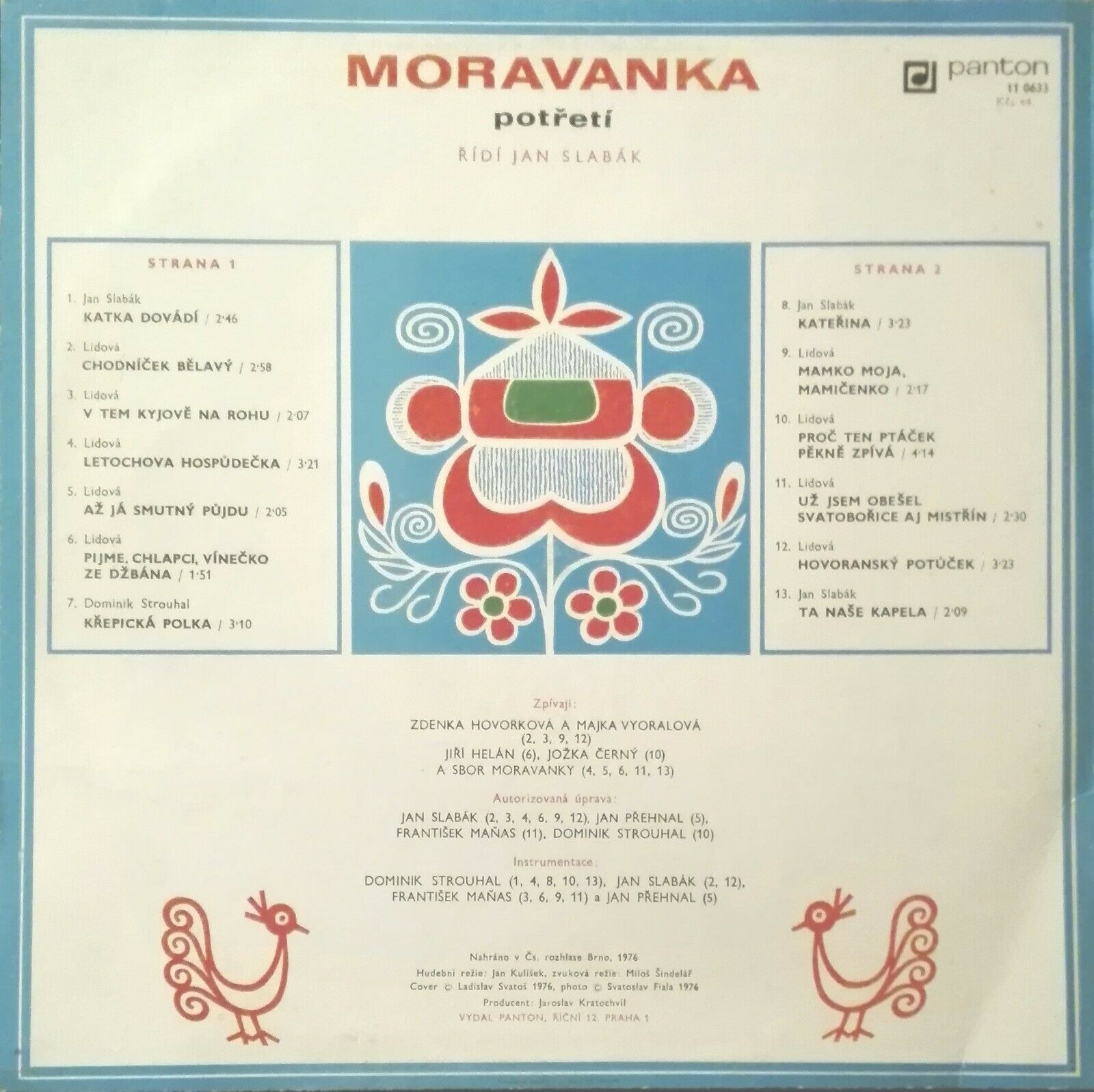 Moravanka Portreti [по заказу чешской фирмы PANTON 11 0633]