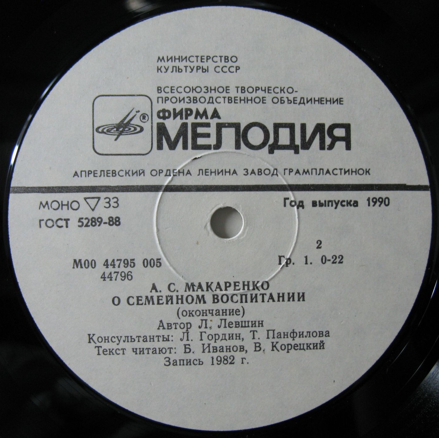 А. С. МАКАРЕНКО О СЕМЕЙНОМ ВОСПИТАНИИ