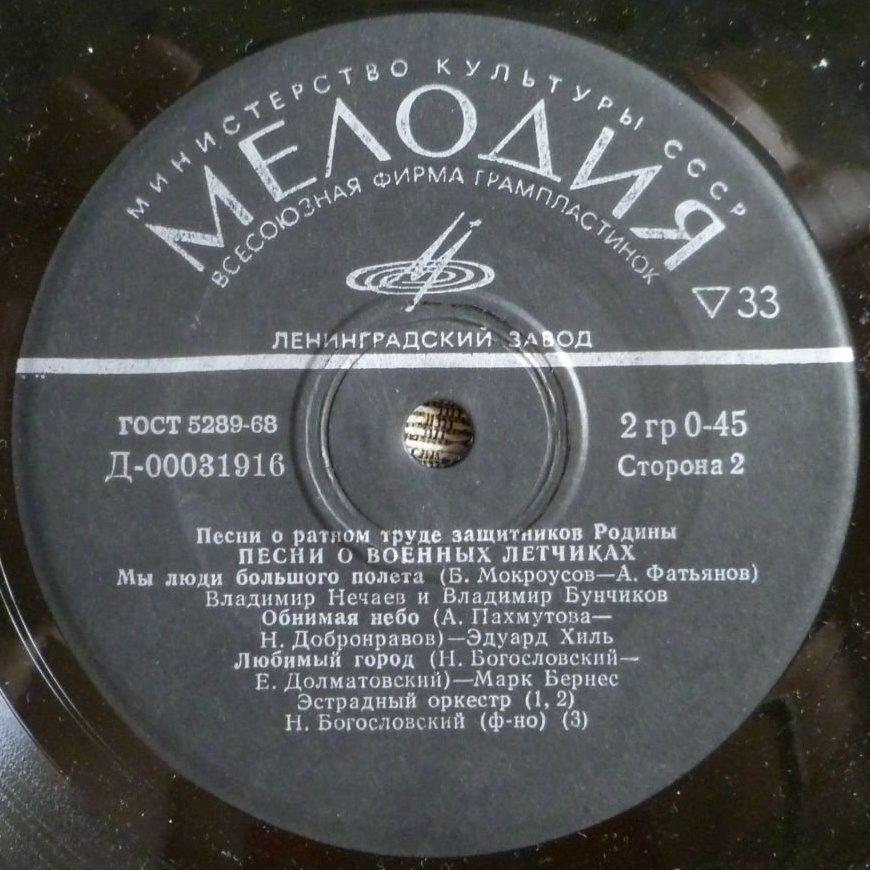 Песни о военных лётчиках